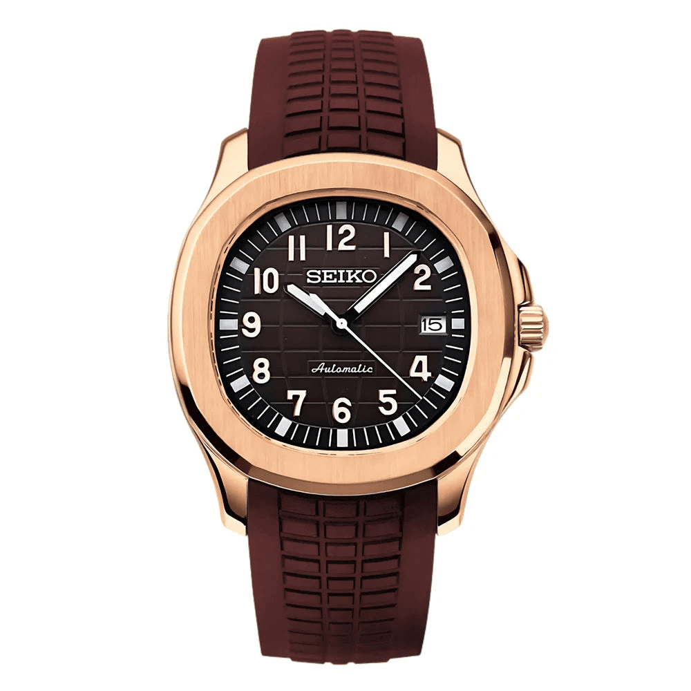 SEIKONAUT BROWN ROSE GOLD